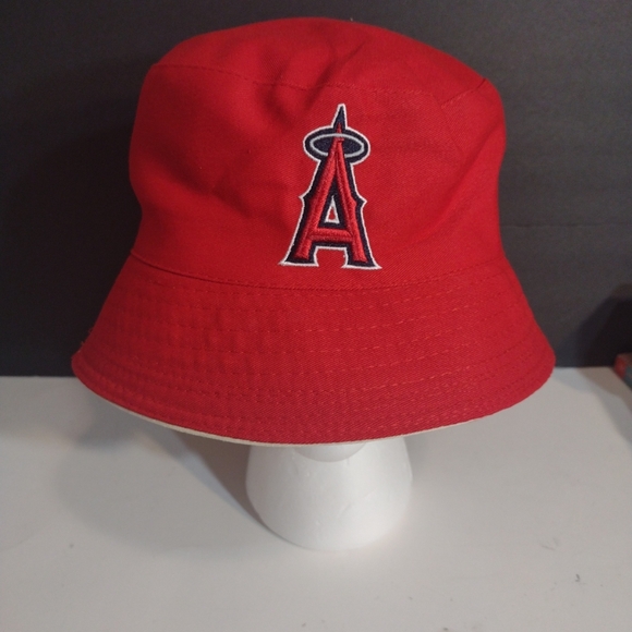 2023 Los Angeles, Anaheim Angels Yakult SGA Reversible Bucket Hat - Picture 3 of 4